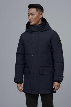 Chamarras Canada Goose Hombre Outlet - Emory Abrigos Black Label Azul Marino VT0893764